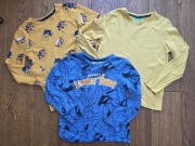 Zestaw bluzek koszulek z długimi rękawami Looney Tunes rozmiar 128