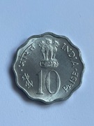 Indie 10 paise FAO Rodzina 1974 rok UNC 