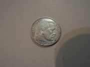 Niemcy. 5 Marek, Hindenburg 1938r. G