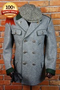 Unikat płaszcz Loden Steiner myśliwski 52/54 wełna Schladminger Wool