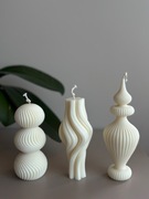 Zestaw świec sojowych dekoracyjnych 