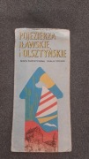 Mapa Pojezierza Iławskie i Olsztyńskie 1982