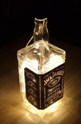 Lampka LED z dużej butelki 1.5L Jack Daniels Whiskey (zasilanie 3xAA)