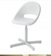 Dziecięce krzesło biurowe, biały LOBERGET / SIBBEN