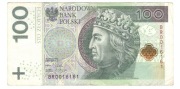 Banknot 100 zł RADAR