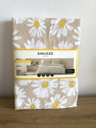 Pościel Bawełniana 160x200 SMUKEE HOME Stokrotki 3 el Zamek