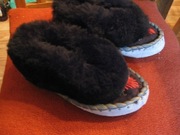 Ciepłe góralskie kapcie ,futrzaki,nowe,20 cm wkładka