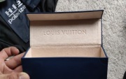Zestaw LOUIS VUITTON | Etui na okulary Blue Trunk | Woreczek | Ściereczka