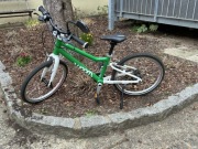 Rower Woom 4, zielony, niewiele używany