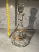 Duża Karafka zdobiona. PRL. Antyk