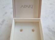 Apart, Złote kolczyki Gwiazdki, próbra 585, 6 mm