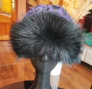 Futrzana czapka,Hit sezonu!!! Damska czapka , sztuczne 