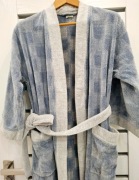 Gruby szlafrok męski 100%bawełna r. M/L