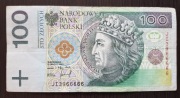 Banknot 100zl 1994r JI3966666