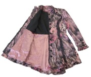 Spicy Vanilla_rose coat_płaszcz ocieplany_rozmiar L