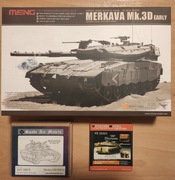 Merkava Mk.3D Early (Meng; TS-001) + blachy i gąsienice