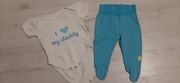 Body półśpiochy chłopiec dziewczynka r.62 3mc I LOVE MY DADDYkocham tatusia