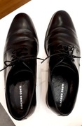 Giacomo Conti półbuty męskie eleganckie do garnituru skórzane r. 40