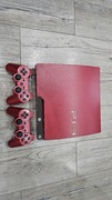 Konsola playstation 3 ps3 red czerwona 2 pady