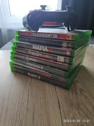 Xbox one X + 8 gier + pad + okablowanie