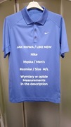 Nike  Męska koszulka z krótkim rękawem i kołnierzykiem typu polo, Roz. M/L