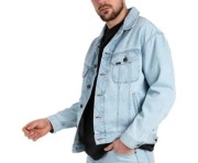 Lee Kurtka jeansowa Relaxed Rider Jacket L86YGAB92 Light Blue Mon Jeansy XL