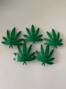 LEGO LIŚĆ PALMY 6x5 ZIELONYt 5 szt