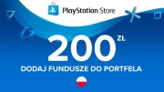PlayStation Network Karta podarunkowa doładowanie 200 PLN