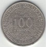Afryka Zachodnia (BCEAO) 100 franków 2002 - 26 mm