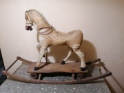 POCZĄTEK XX WIEKU ZABAWKA KOŃ BUJAK JEŹDZIK