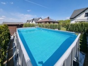 Intex Basen Ogrodowy 549x274x132cm Stelażowy Pompa piaskowa Drabinka