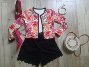 Żakiet ASOS- gobelinowe róże,  rozm.S, stan idealny 