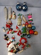 Bombki choinkowe prl zestaw 17 k1 