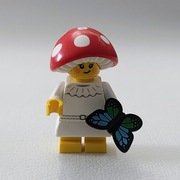 LEGO Minifigurka Kobieta w stroju muchomora 71045 stan idealny