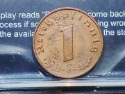 1 Reichspfennig Niemcy III Resza 1938J.Stan !