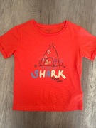 Pomarańczowy t-shirt z nadrukiem Reserved rozmiar 128 stan idealny