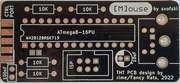 Płytka PCB adaptera PS/2 myszy 1351 Commodore 64/128, SMD albo THT