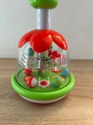 Kolorowy mechaniczny bączek edukacyjna wciskana grzechotka Chicco