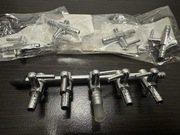 Metalowe trójniki i rozdzielacz powietrza – akwarystyka