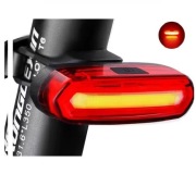 Tylna lampa rowerowa zasilana przez microUSB 