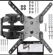 KOMPLETNY ZESTAW UCHWYT WIESZAK NA TELEWIZOR TV REGULOWANY 32-60 CALE VESA