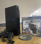 PlayStation 2 PS2 FAT + PAD SONY + 2 GRY + karta 64mb = cały zestaw