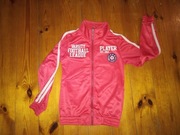Bluza sportowa piłkarska chłopięca 128 czerwona
