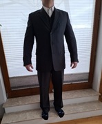 Szary garnitur z kamizelką 50 Konik