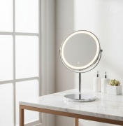 Lustro kosmetyczne LED powiększające - profesjonalne oświetlenie