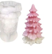 CHOINKA Bożonarodzeniowa forma silikonowa 10.8*7.5 do odlewów Świec Mydła 