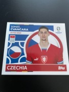 EURO 2024 TOPPS MATCH ATTAX naklejka CZE 17