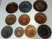 Ozdobne talerze miedziane sprzedam. 