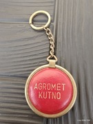 Brelok AGROMET - KRAJ KUTNO maszyny rolnicze PRL jak nowy