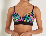 Victoria's Secret Pink Multi Kolor Tropic Bezszwowy Biustonosz 70B - 32B 